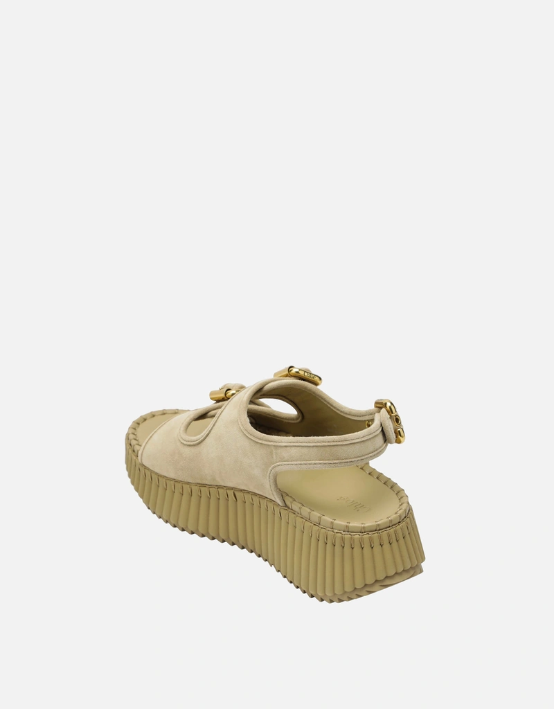 Chloé ウェッジスエードサンダル (すべての新品) IFCHIC.COM