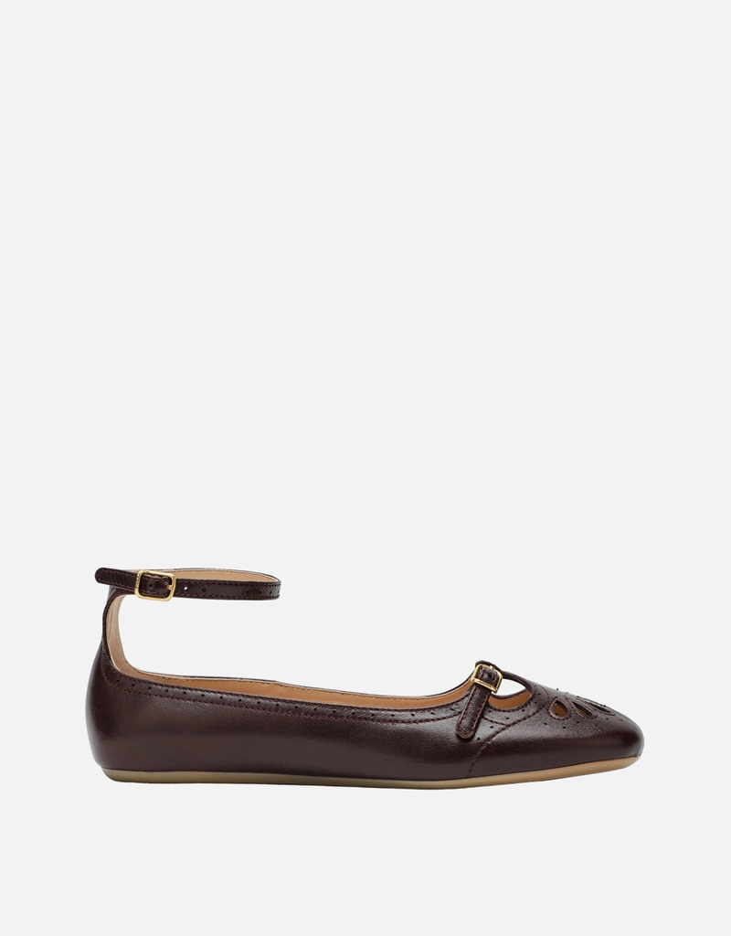 Chloe gabes フラットシューズ　35 Chloé ミスティレザーバレエフラットシューズ (すべての新品) IFCHIC.COM