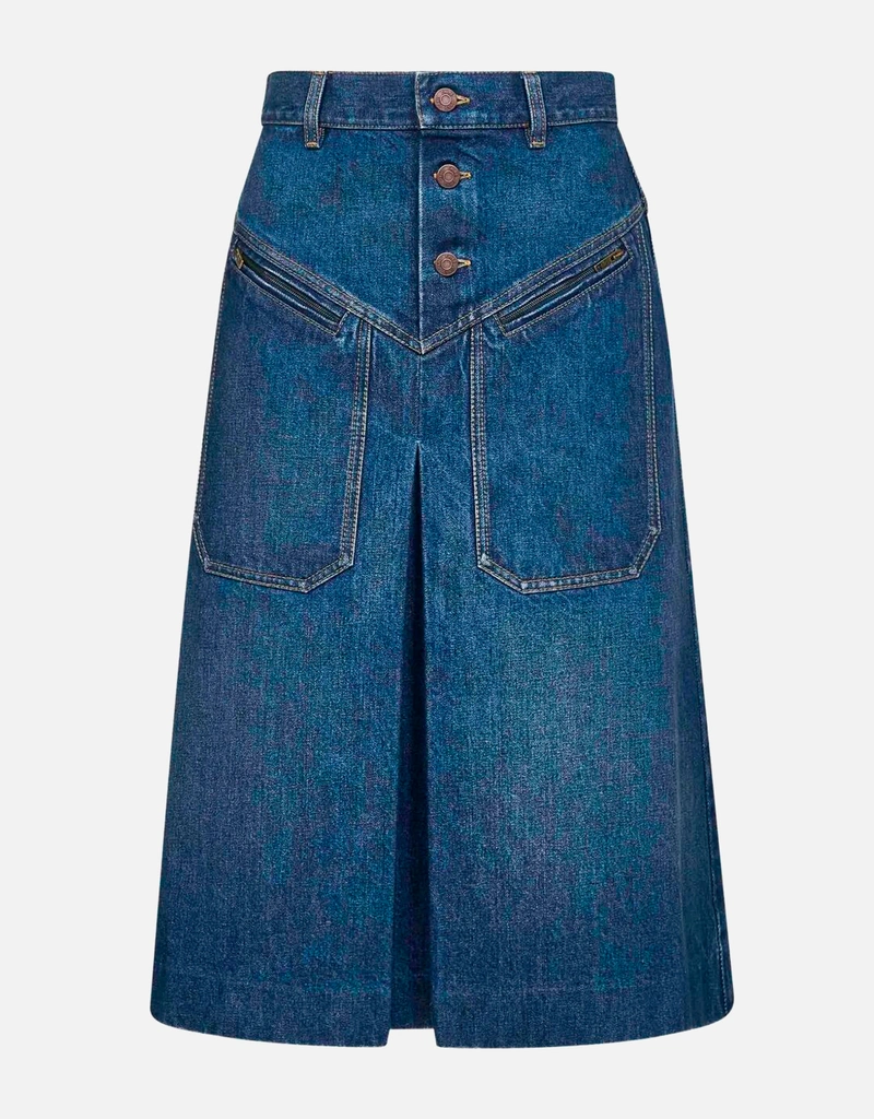 Chloé 膝丈デニムスカート (すべての新品) IFCHIC.COM