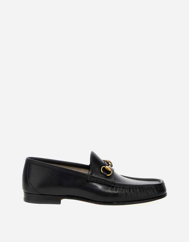 H*様 GUCCI 黒レザー ローファー　ビジネス　41 1/2 Gucci メンズホースビット1953クラシックレザーローファー () IFCHIC.COM