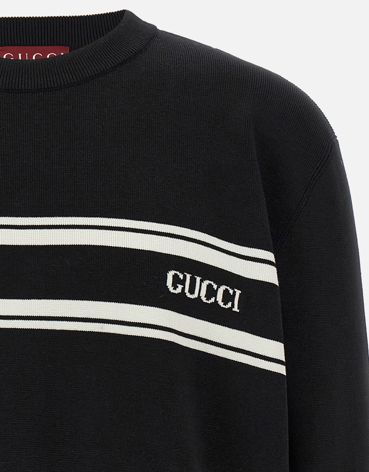 Gucci メンズコットンシルク混紡セーター (アパレル,ニットウェア