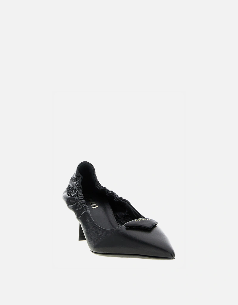 Prada カーフスキンレザーポインテッドパンプス () IFCHIC.COM