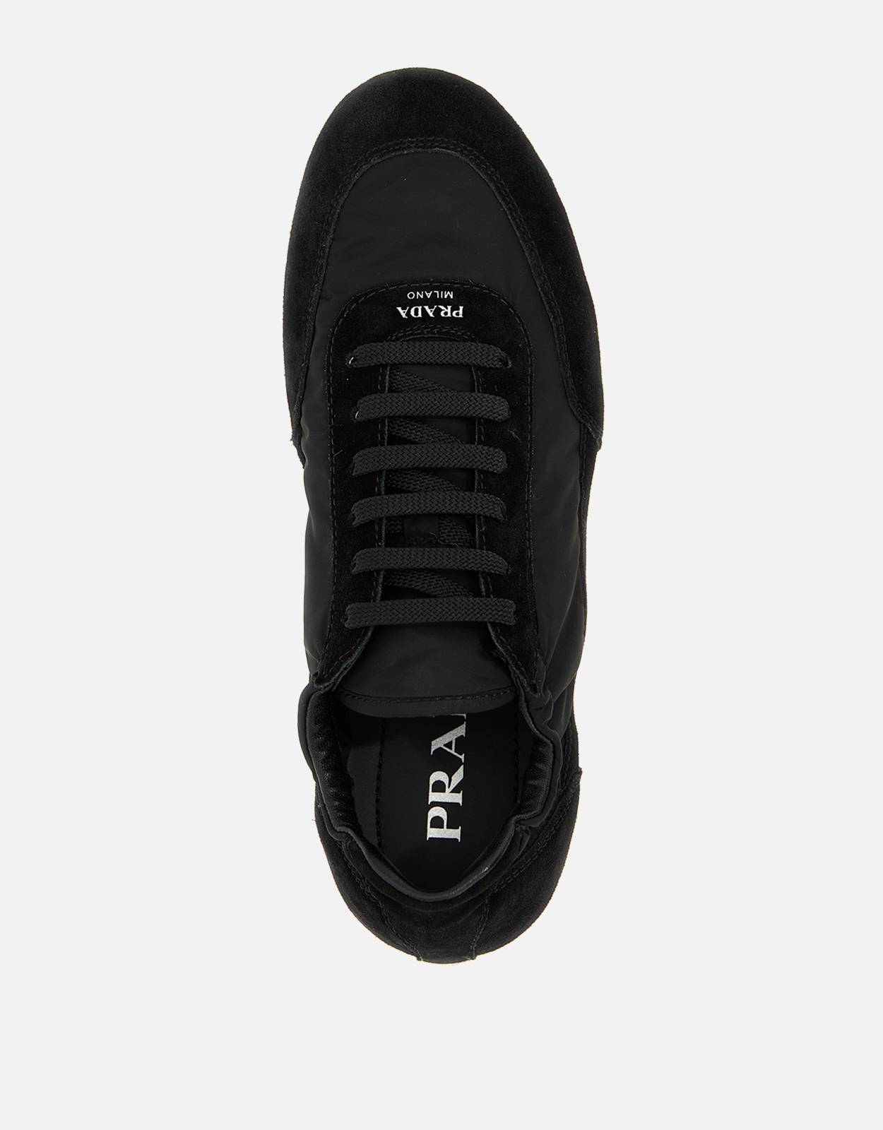 Prada コラップス リナイロン＆スエード スニーカー () IFCHIC.COM