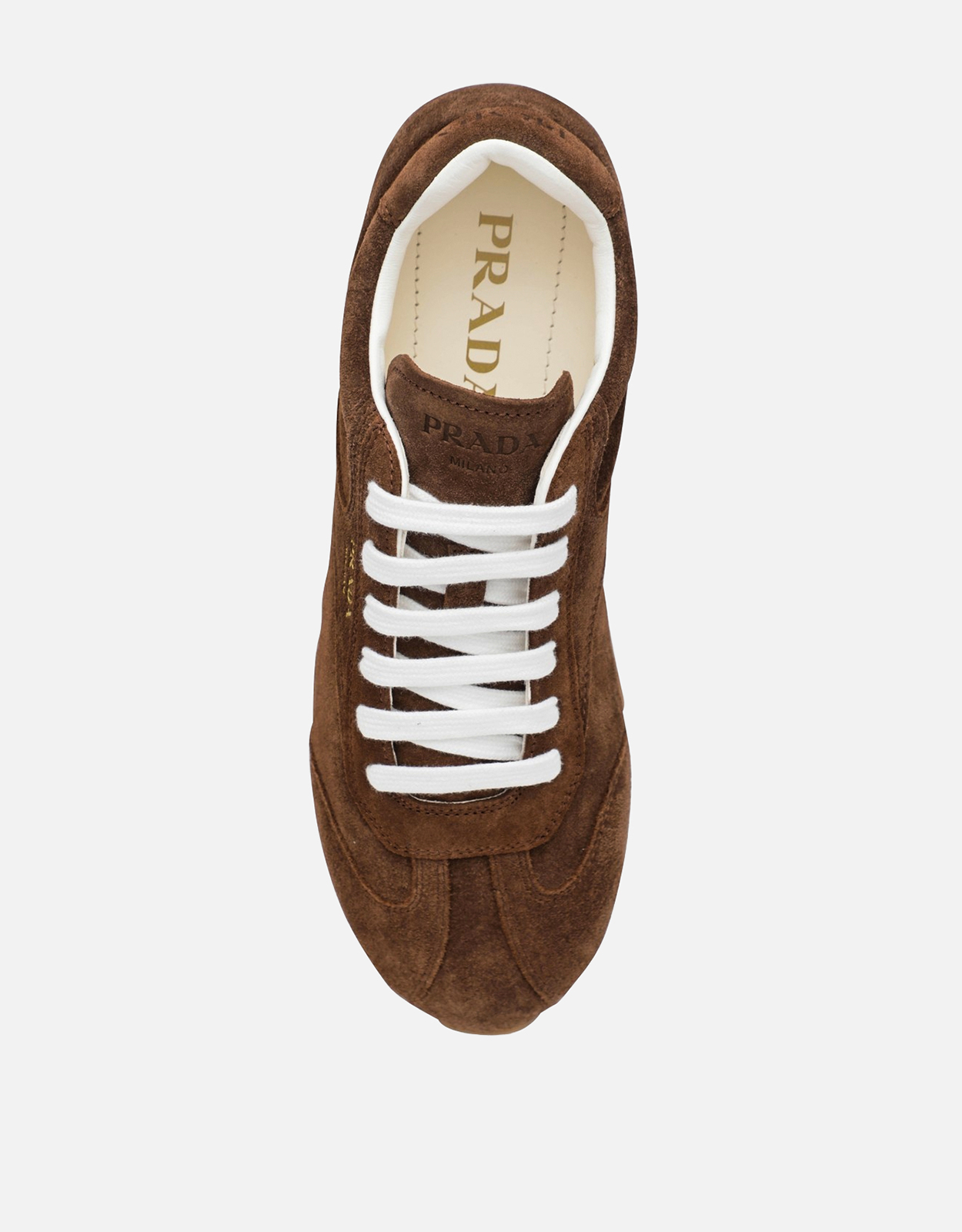 Prada スエードテーパードスニーカー (すべての新品) IFCHIC.COM