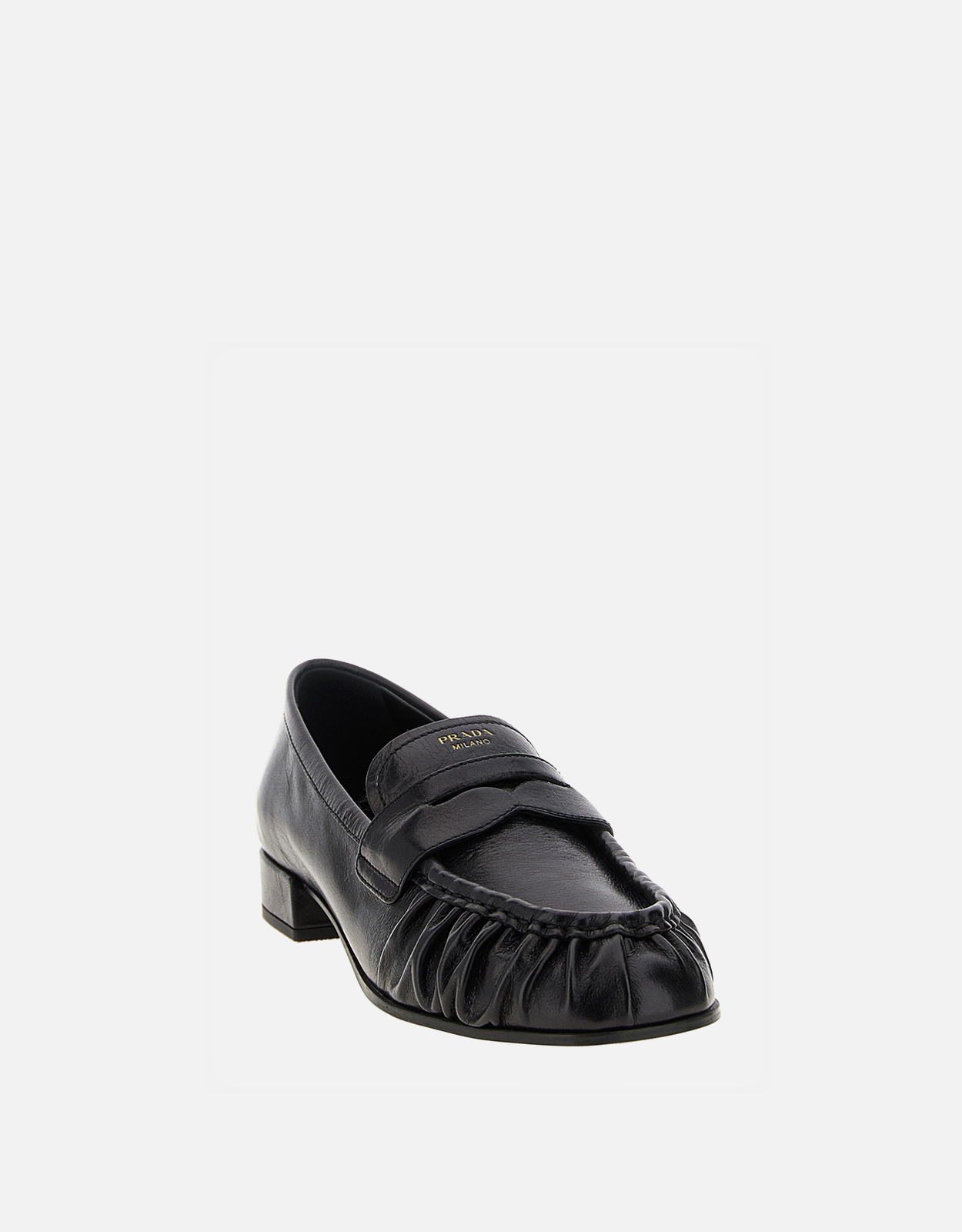 Prada レザー水牛革ローファー () IFCHIC.COM