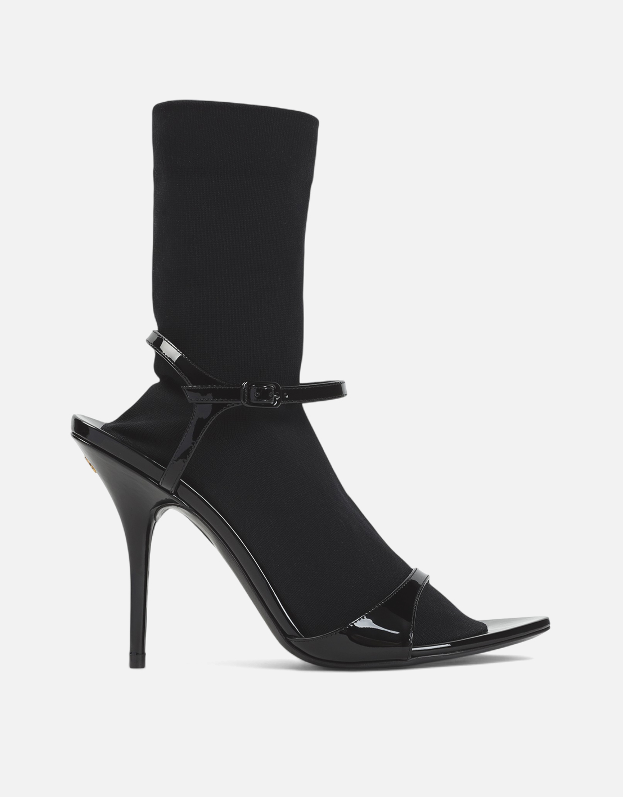 Balenciaga ブラックレザーアベニューソックスサンダル () IFCHIC.COM