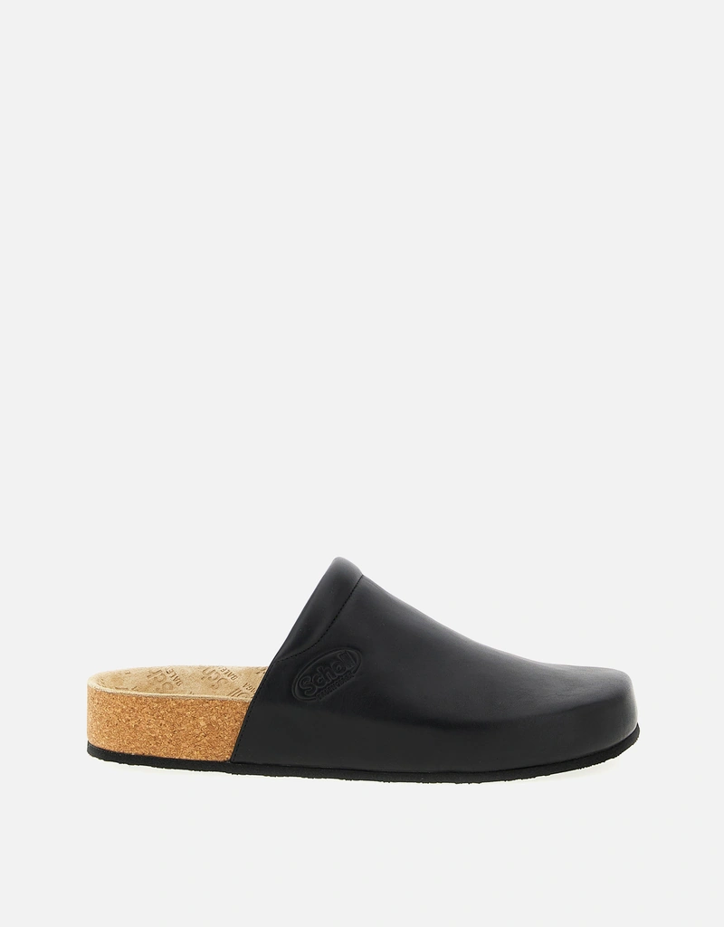 Balenciaga メンズBalenciagaカーフスキンフラットミュール () IFCHIC.COM