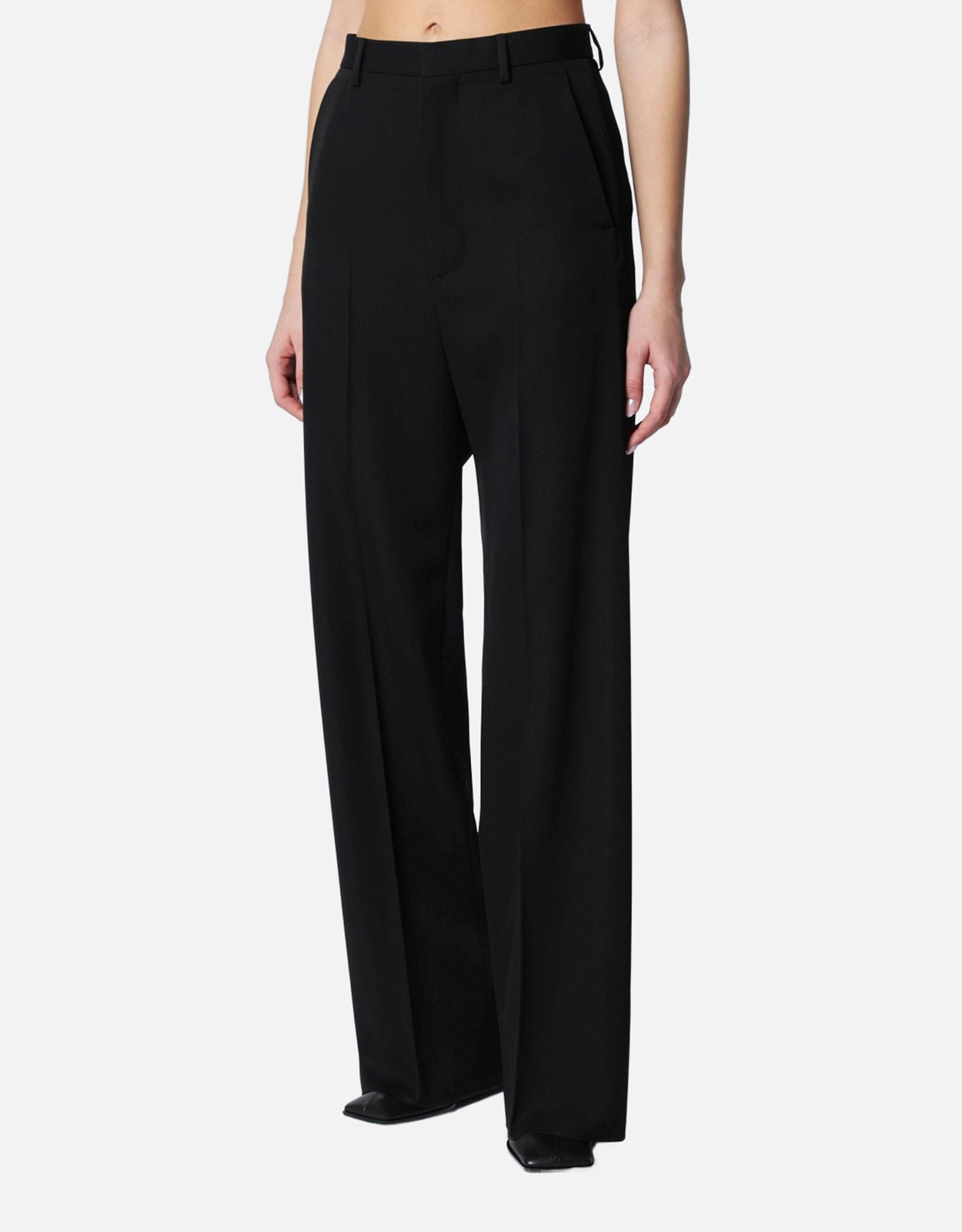 Balenciaga Large Tailored Wool Mid-waist Pants - FR 34