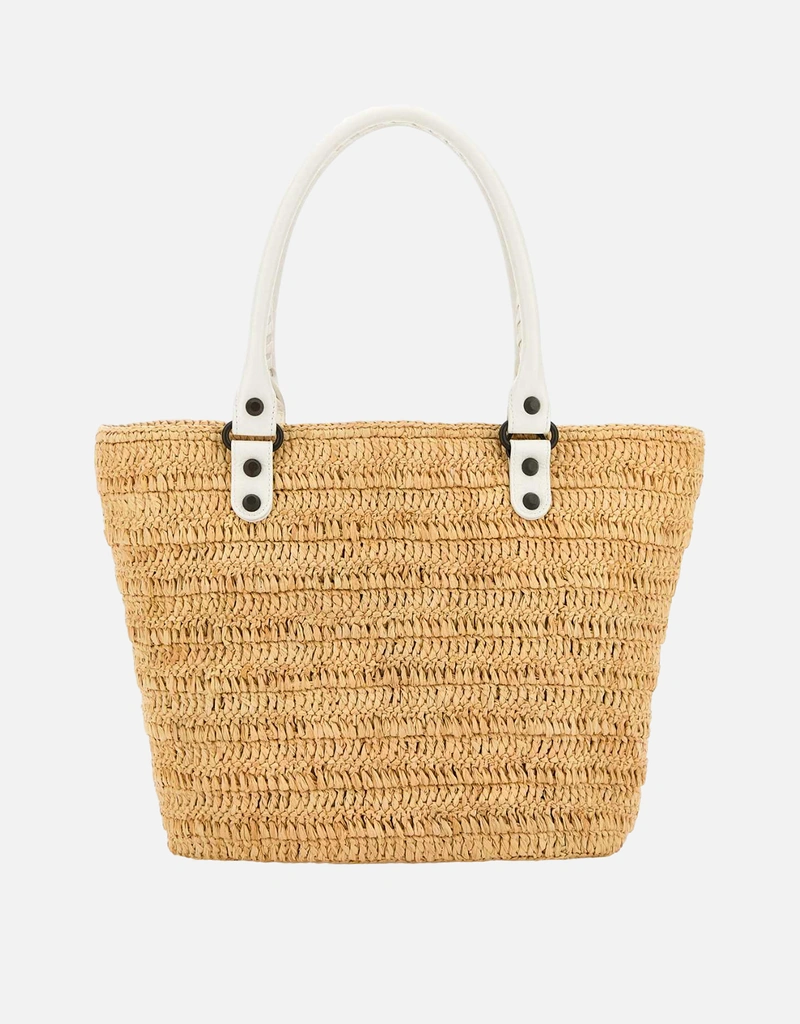 Balenciaga ルシティバスケットスモールラフィアハンドバッグ