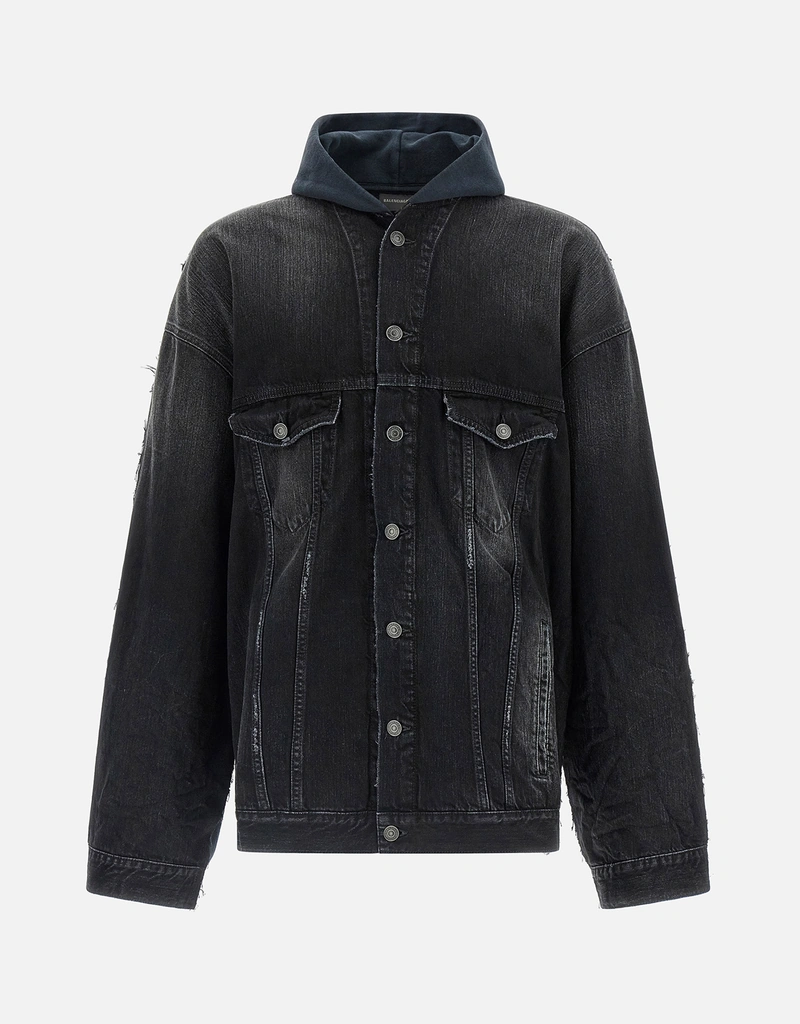 BALENCIAGA オーバーサイズジャケット 436242TSB06サイズ34 Balenciaga メンズハイブリッドコットンオーバーサイズジャケット