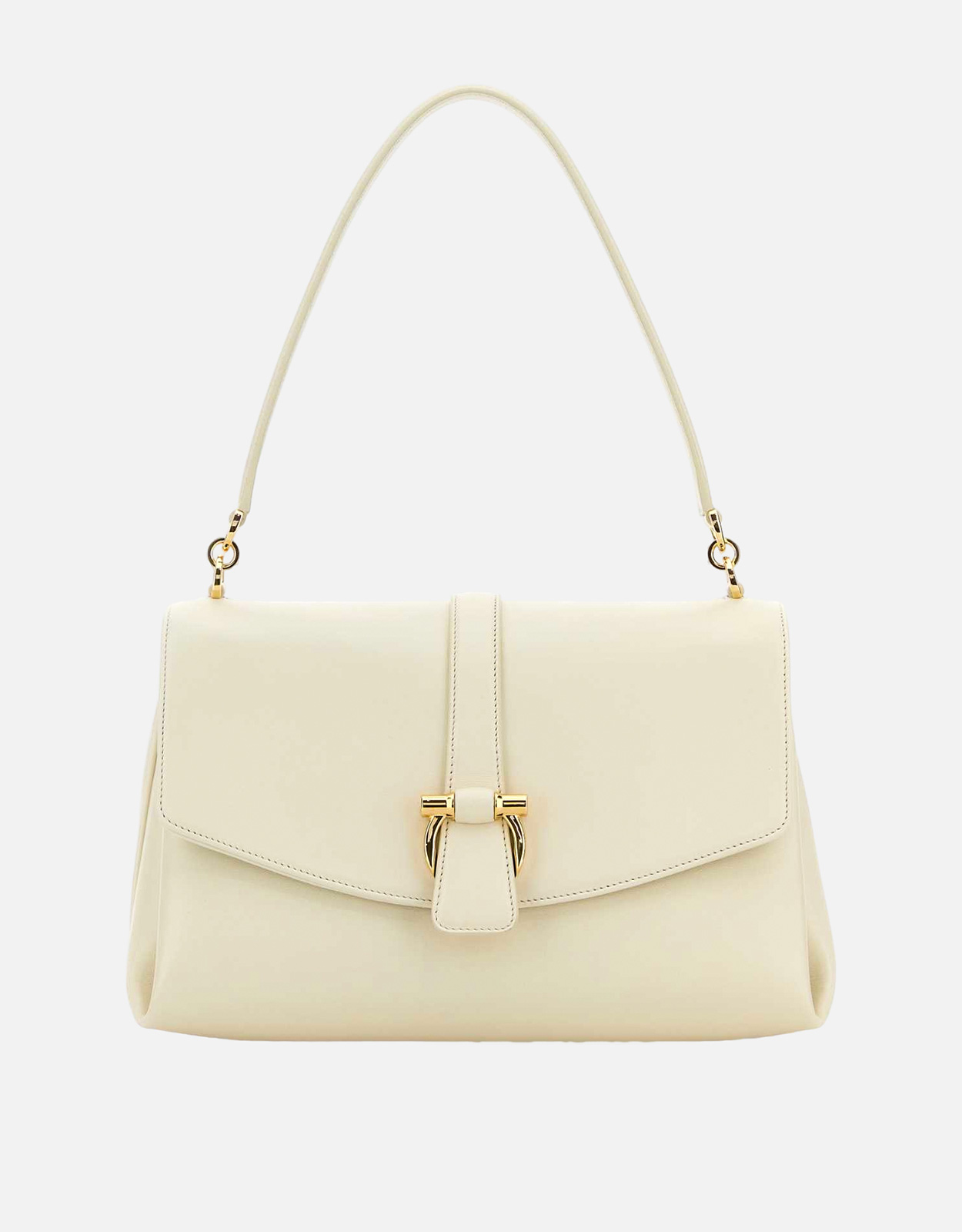 Salvatore Ferragamo Small Front Flap Calfskin Shoulder Bag