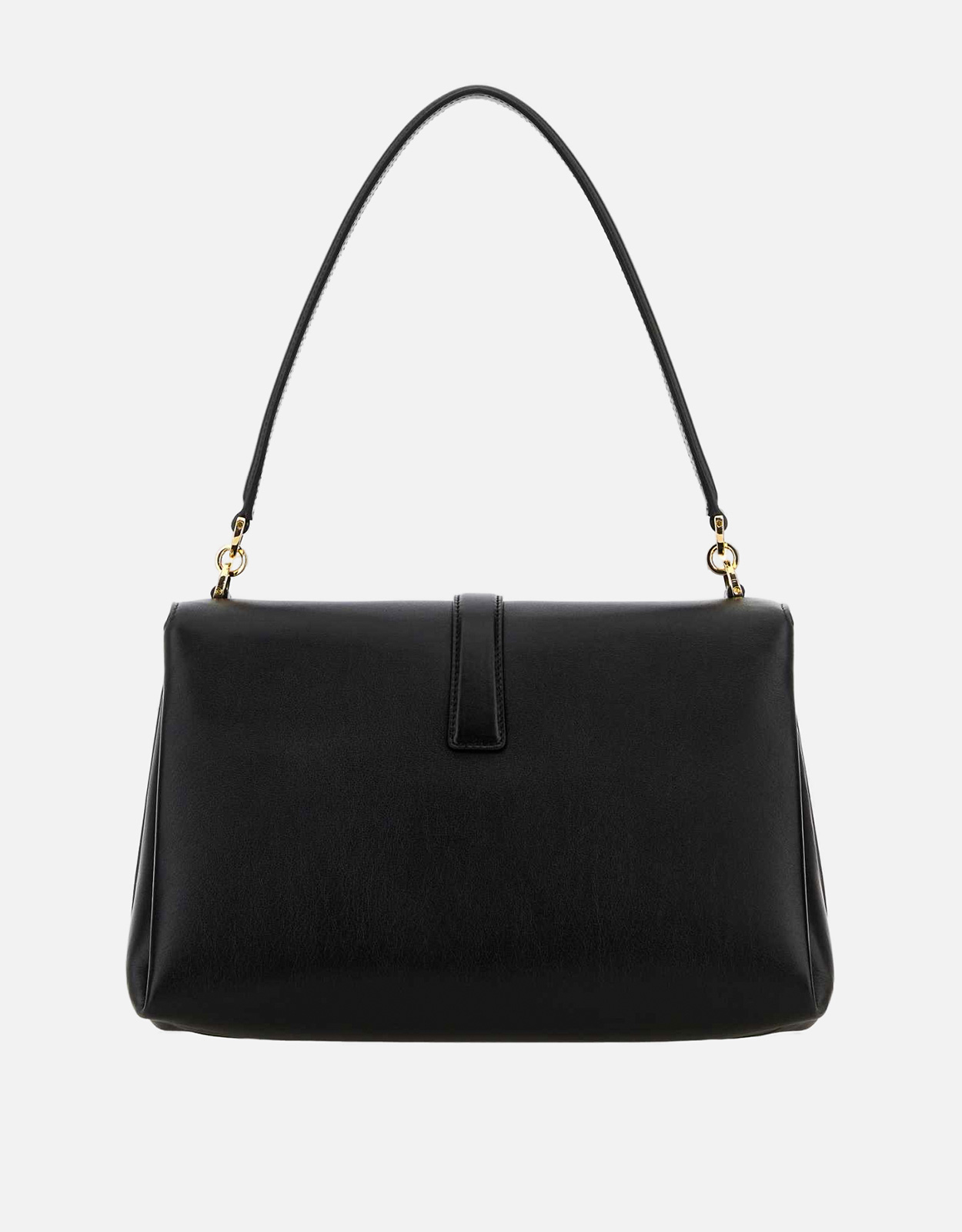 Salvatore Ferragamo ブラックカーフレザーショルダーバッグ () IFCHIC.COM