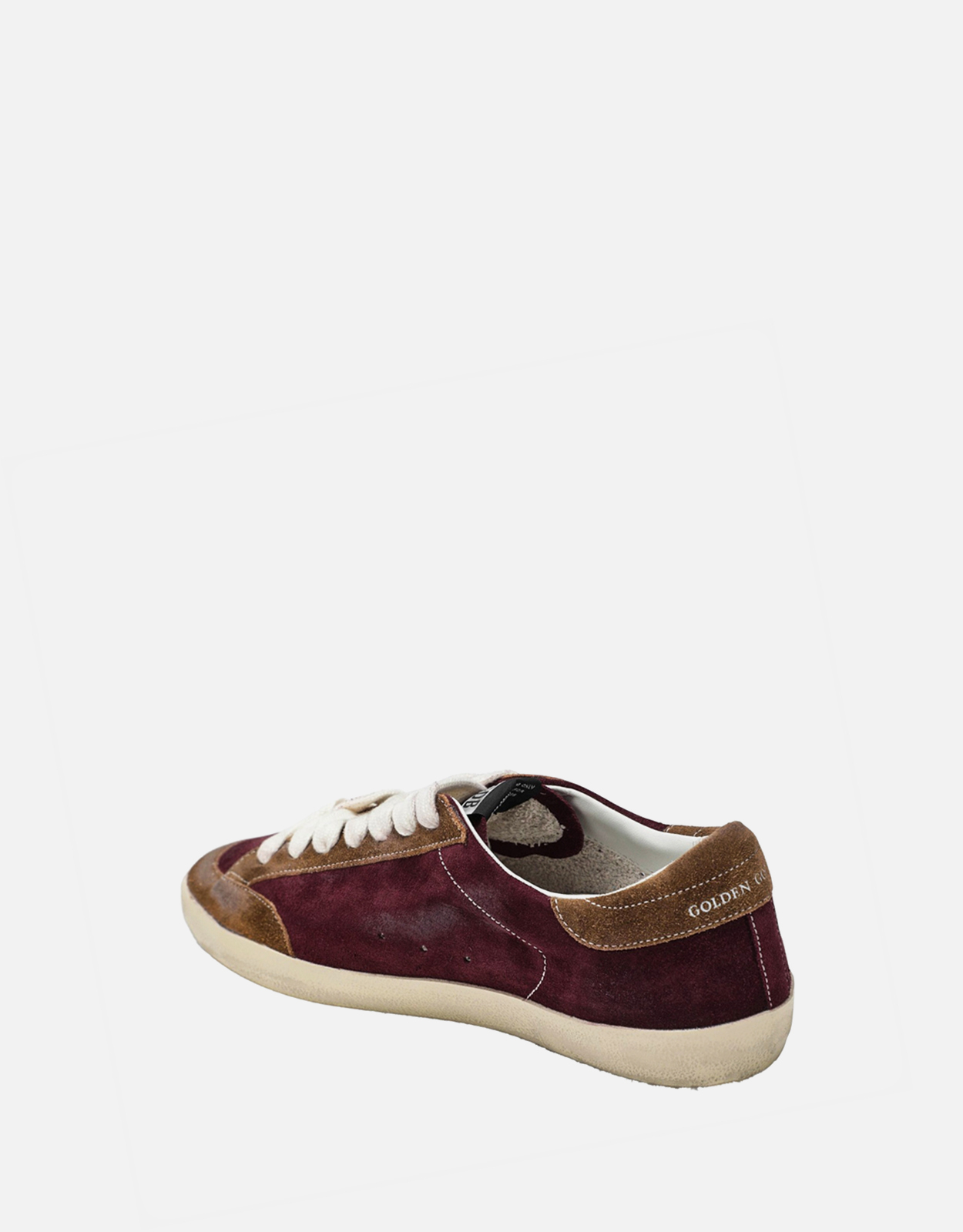 ゴールデングース　スニーカー　ボルドー Golden Goose メンズボルドーホワイトブラウンレザーSuper Star
