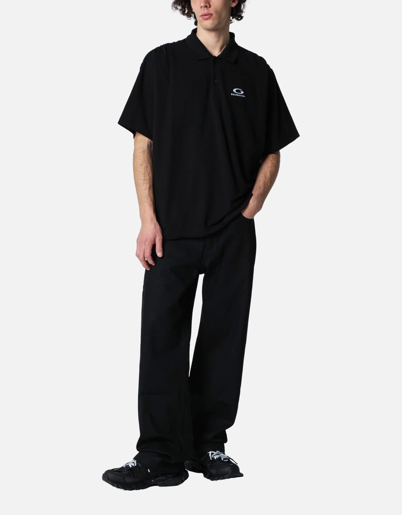 Balenciaga メンズ Laurel Classic コットンポロシャツ (すべての新品