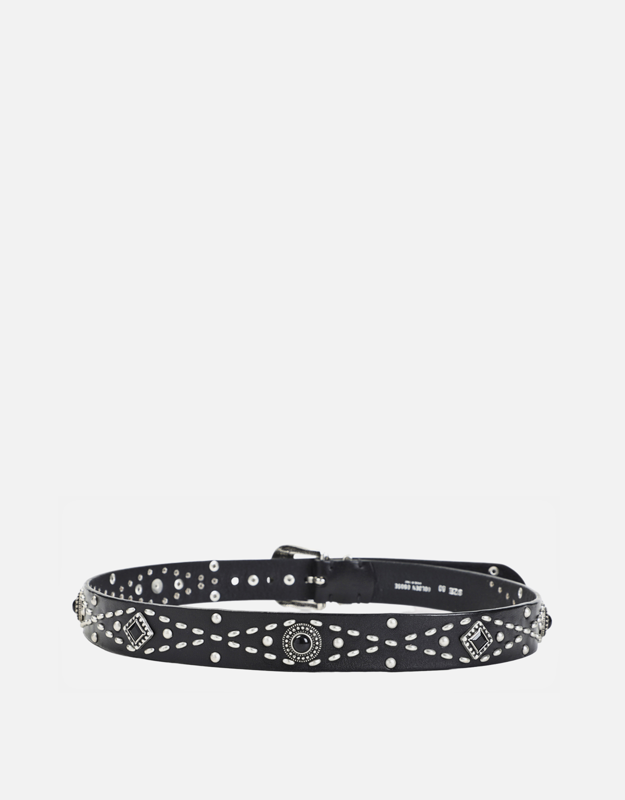 Golden Goose スタッズ加工ウォッシュドレザーベルト (すべての新品
