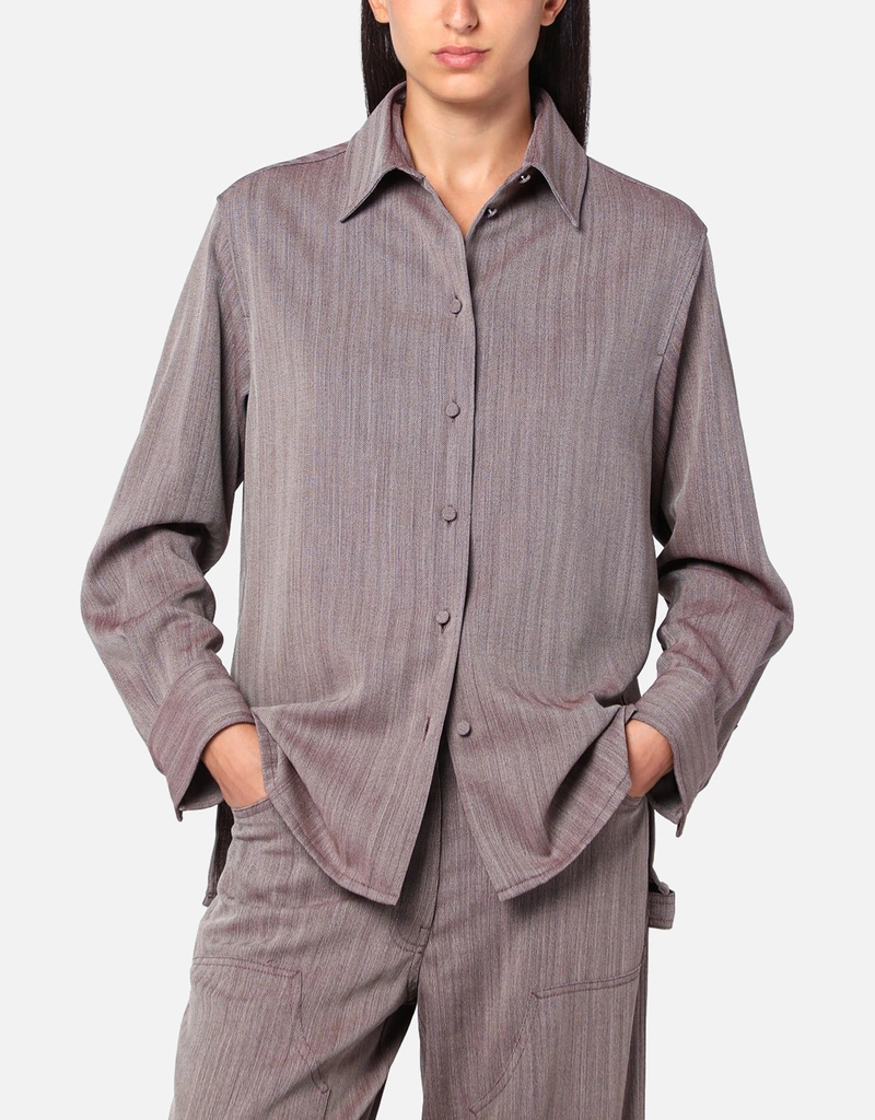 Golden Goose ウール混紡シェブロンシャツ (トップス) IFCHIC.COM