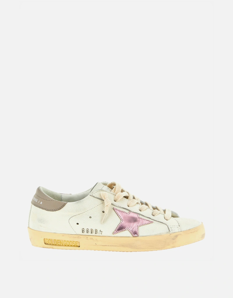 Golden Goose レディース スーパースター ホワイトナッパレザー ピンク