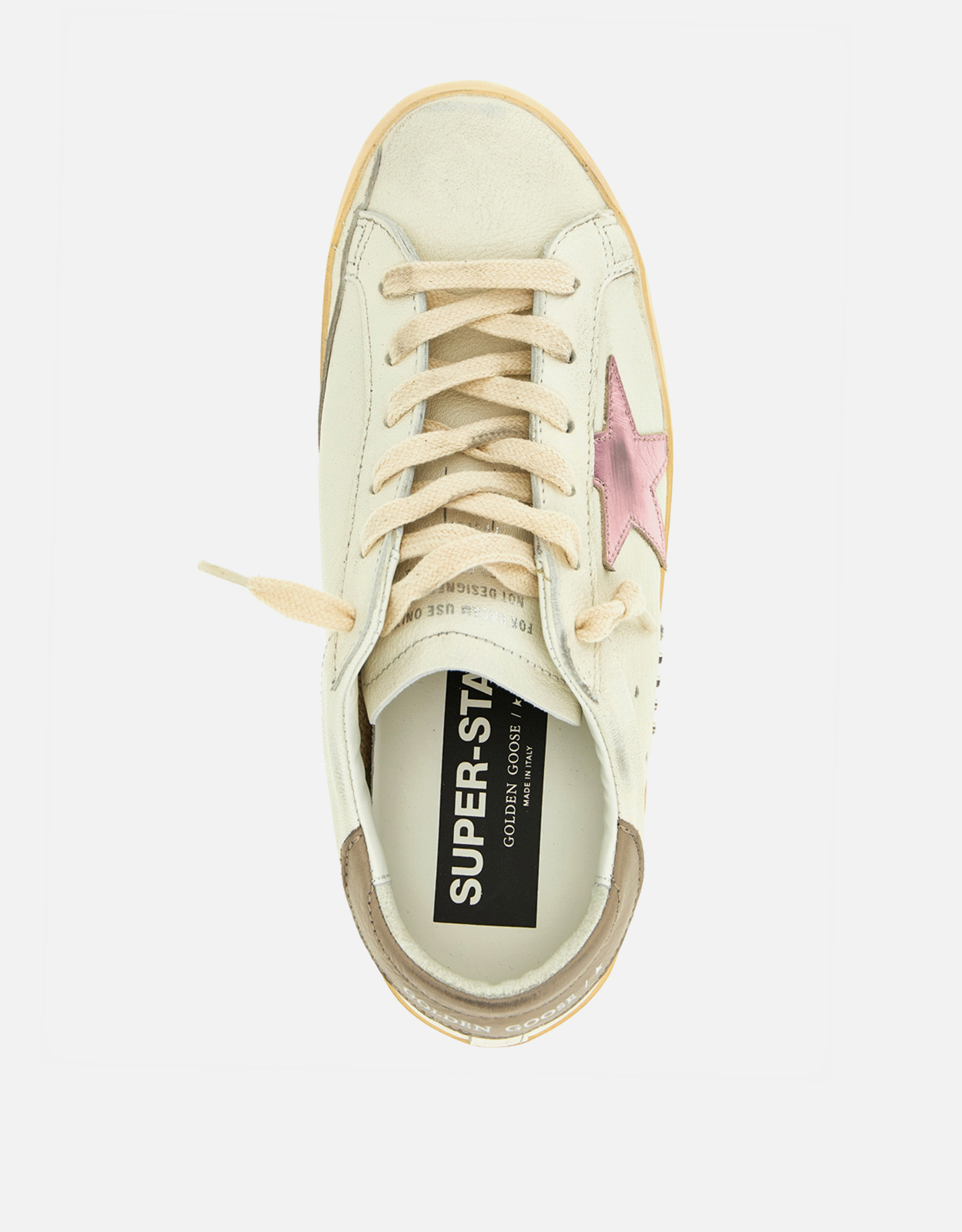 Golden Goose レディース スーパースター ホワイトナッパレザー ピンク Golden Goose レディース スーパースター ホワイトナッパレザー ピンク