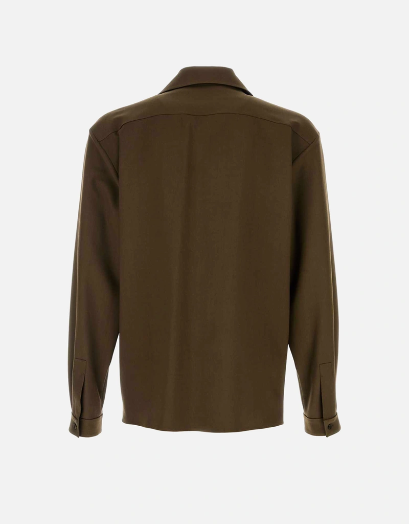 The Row メンズウールKantaシャツ (すべての新品) IFCHIC.COM
