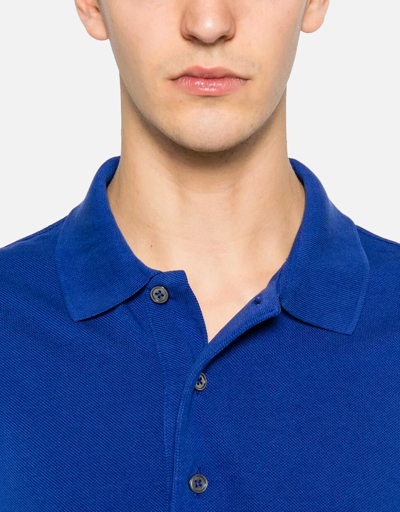 Tom Ford メンズコットンリヨセルピケポロシャツ (すべての新品