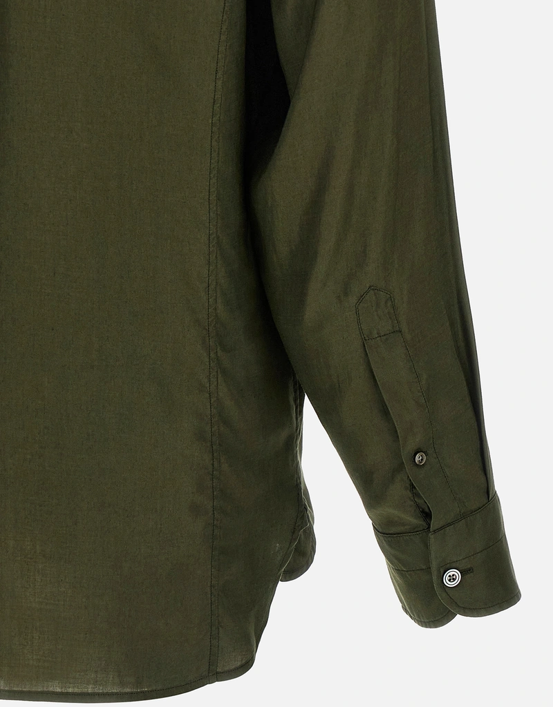 Tom Ford Men's Fluid Gabardine Slim Fit Shirt (All New In) IFCHIC.COM