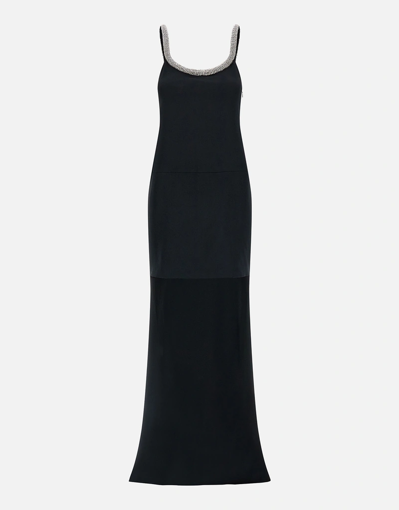 Tom Ford Crystal Embroidery Sleeveless Asymmetric Cocktail Dress (All New  In) IFCHIC.COM