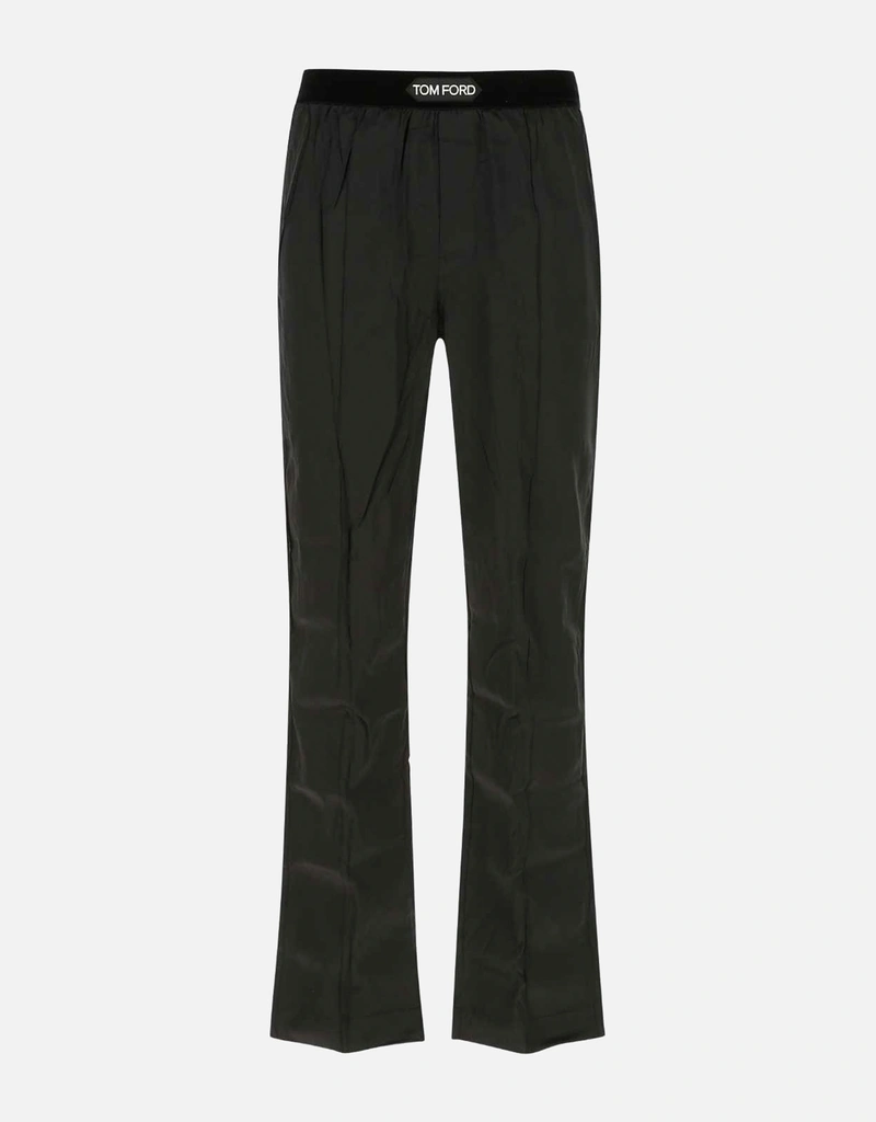 Tom Ford 男士シルクストレッチクラシックフィットパジャマパンツ