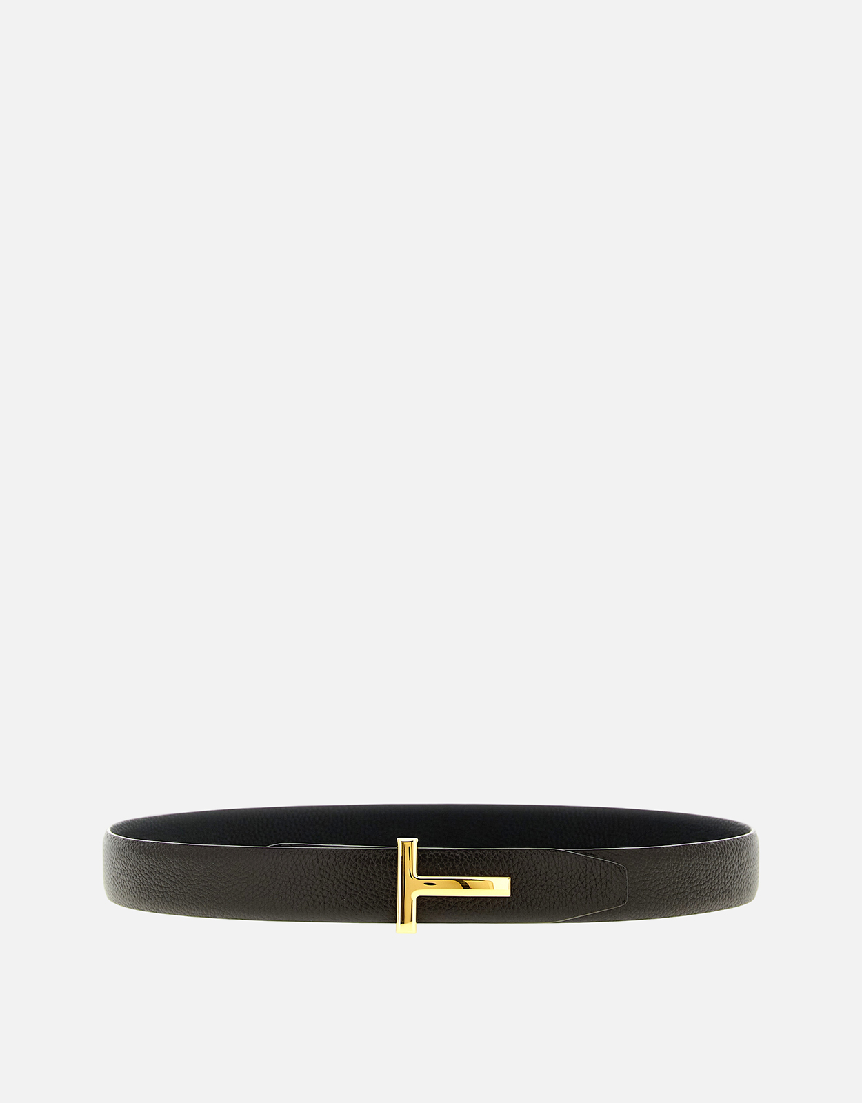 TOM FORD Tom Ford Men's Grain Leather Hammered Reversible Calfskin Leather Belt - Size (CM) 70 cm　トム フォード メンズ グレイン レザー ハンマード リバーシ