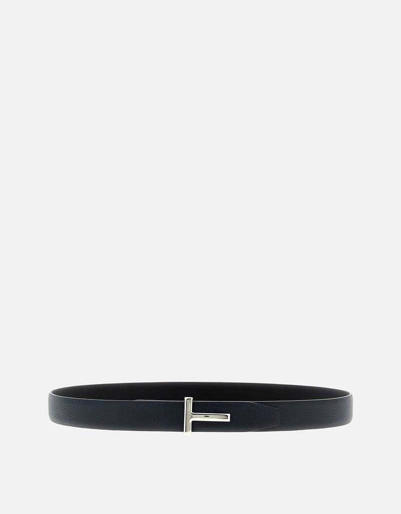 Tom Ford メンズグレインレザー ハンマードリバーシブルカーフレザー