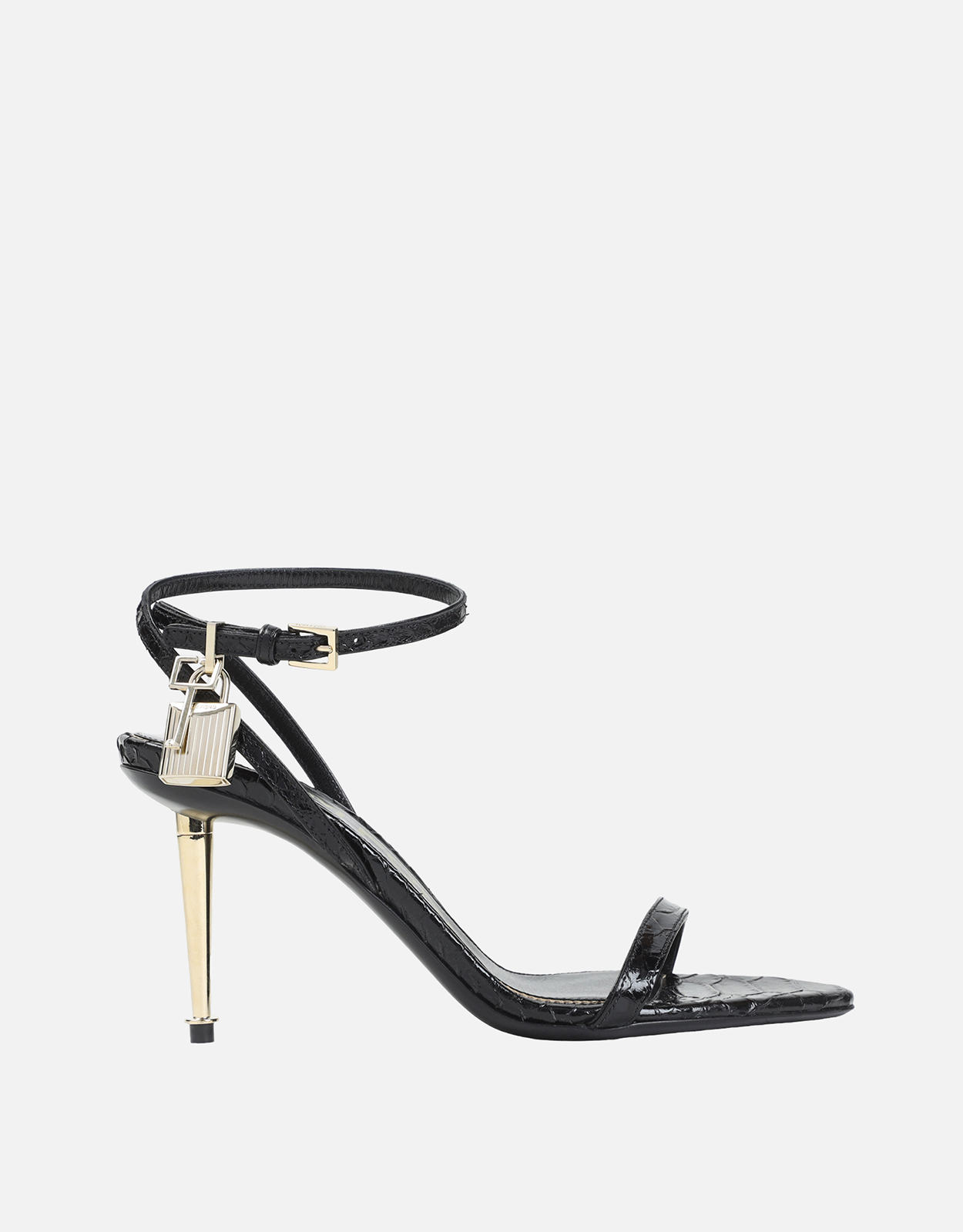 TOM FORD Tom Ford Semi Shiny Printed Python Sandals - IT 36　Tom Ford セミシャイニー プリント パイソン サンダル - IT 36