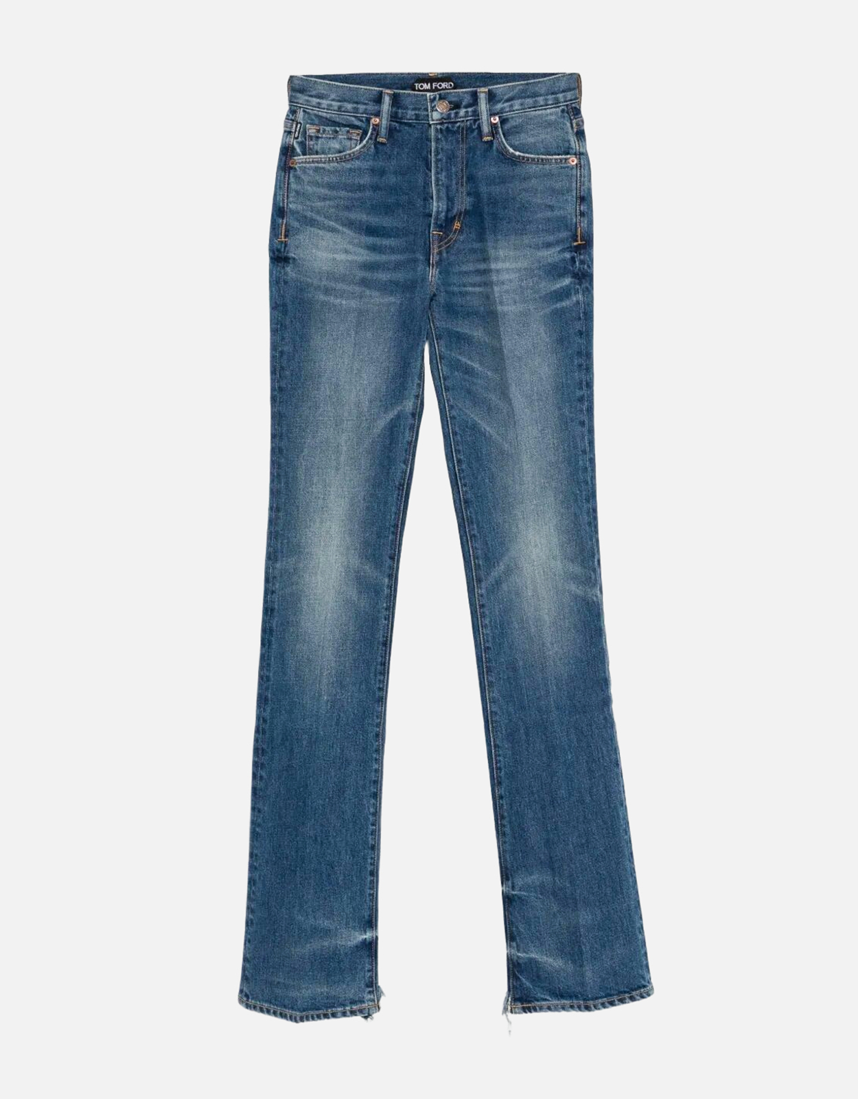 Tom Ford Japanese Stonewashed Comfort Denim Flare Pants - 27　トム フォード 日本製 ストーンウォッシュ コンフォート デニム フレア パンツ - 27 Tom
