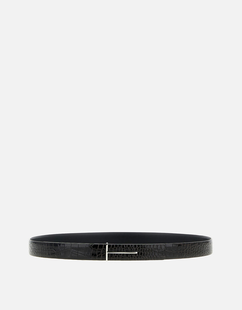 Tom Ford メンズ Slim T リバーシブル レザーベルト () IFCHIC.COM