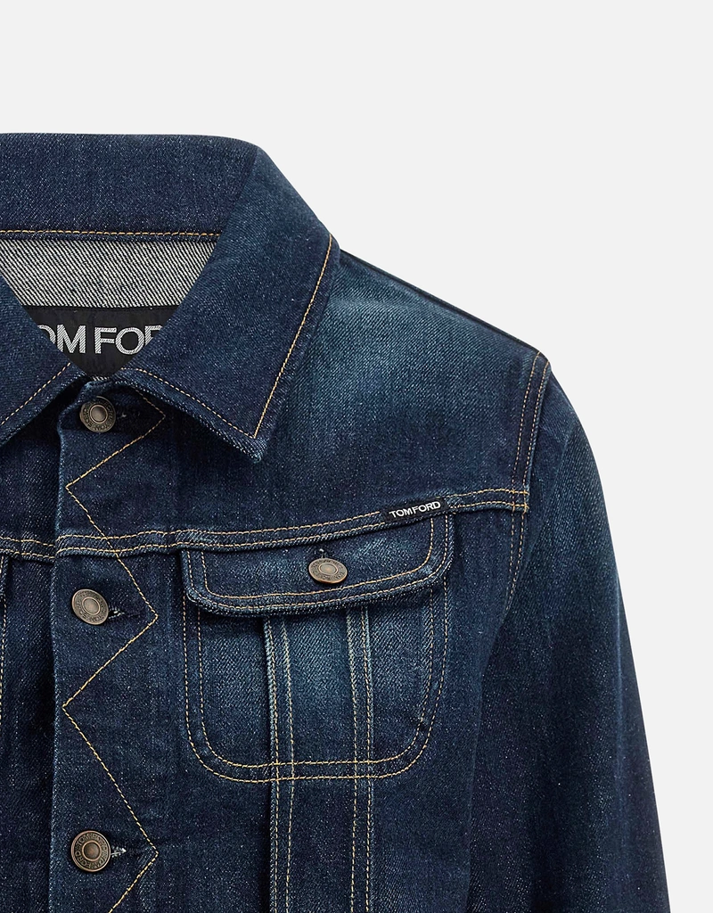 Tom Ford Japanese Stonewashed Comfort Denim Jacket (All New In