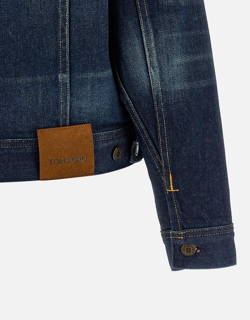 Tom Ford 日本製 ストーンウォッシュ コンフォートデニムジャケット