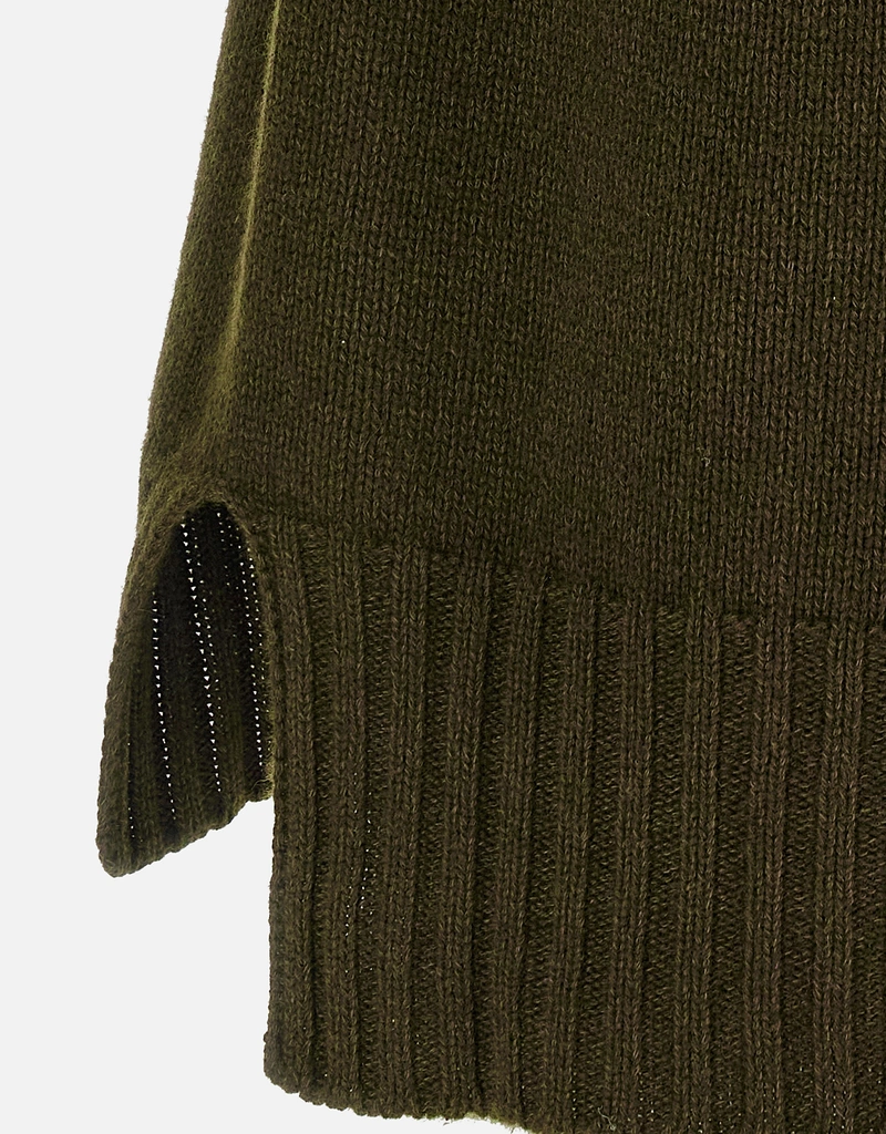 Tom Ford カシミヤコットン長袖モックネックニットセーター (すべての