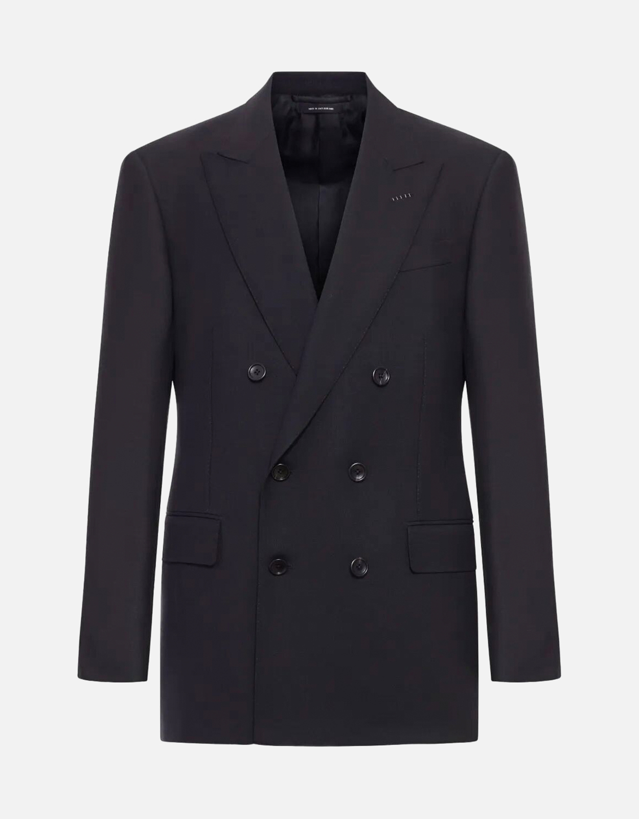 Tom Ford メンズ Broken Twill 高撚りウール ダブルブレストジャケット