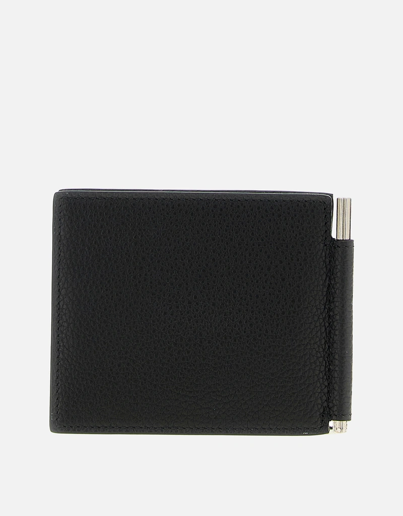 Tom Ford メンズ グレインレザー マネークリップ ウォレット () IFCHIC.COM