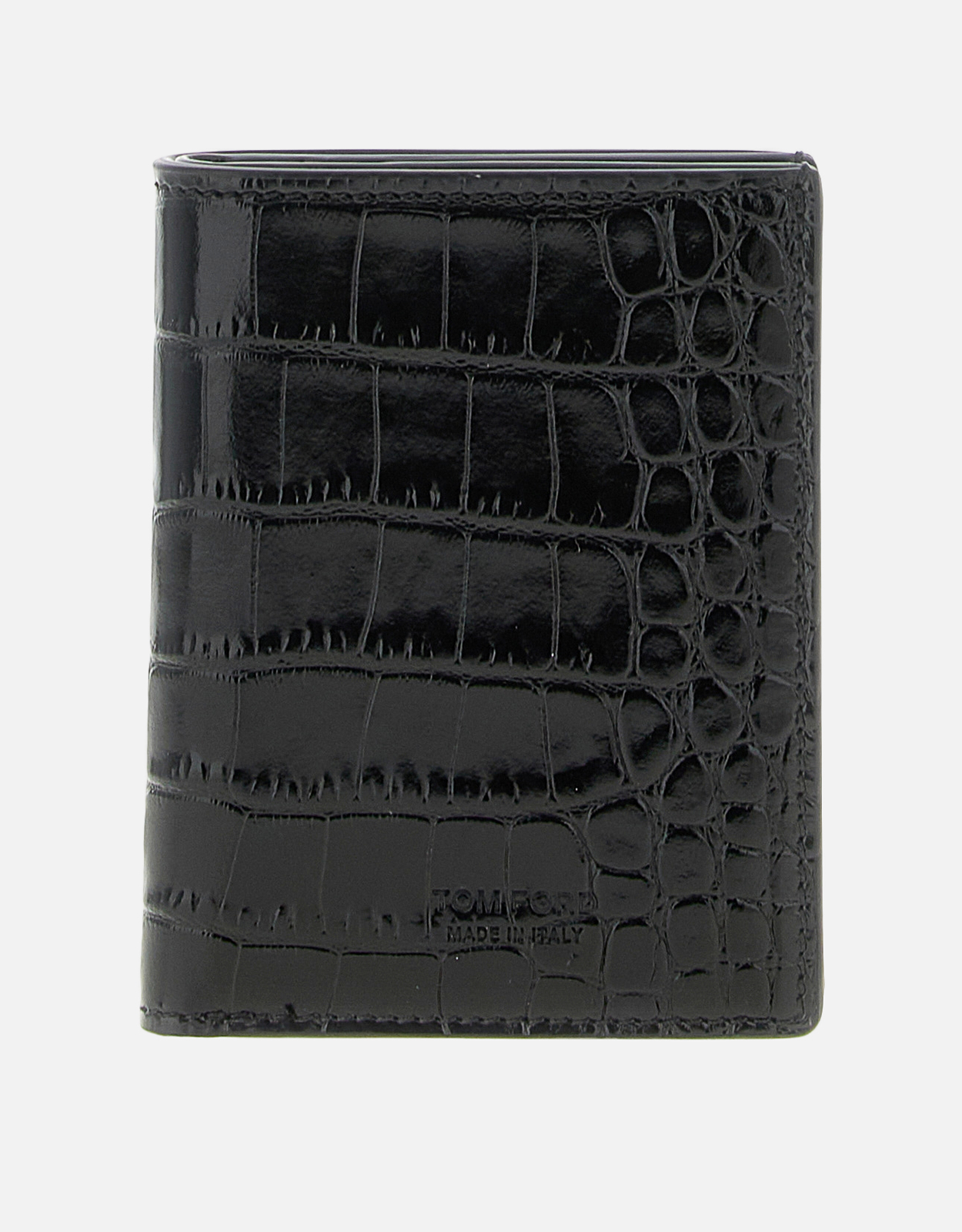 Tom Ford Men's Crocodile Print Calfskin Leather Cardholders　Tom Ford メンズ クロコダイル プリント カーフスキン レザー カードホルダー Tom