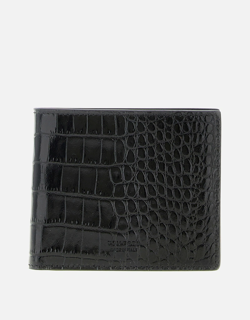 Tom Ford メンズクロコダイルカーフスキン二つ折り財布 () IFCHIC.COM