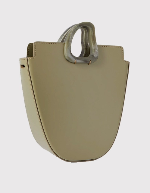 Ourea Midi Leather Crossbody Bag