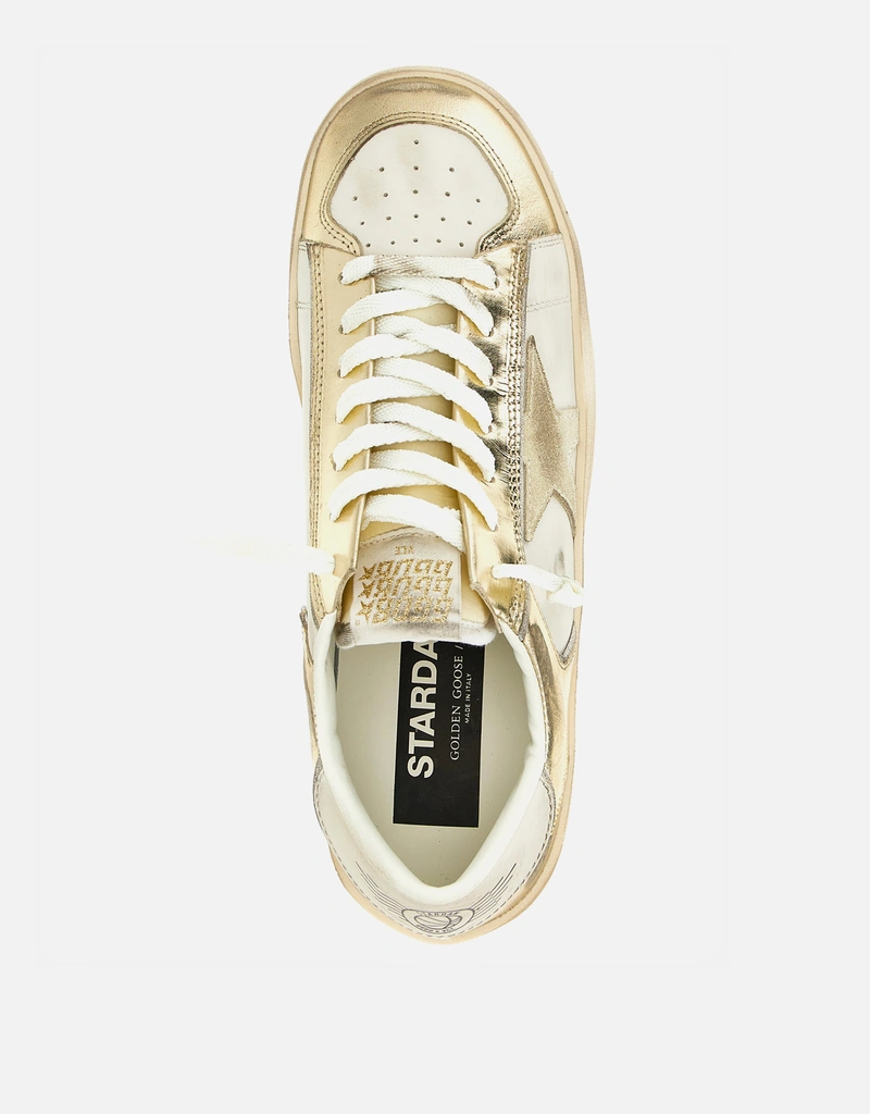 Golden Goose スムースレザーラミネートレザー スターダンスニーカー