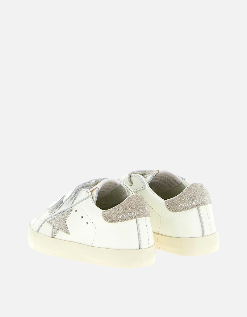 Golden Goose Kids キッズ Baby School ナッパレザースニーカー