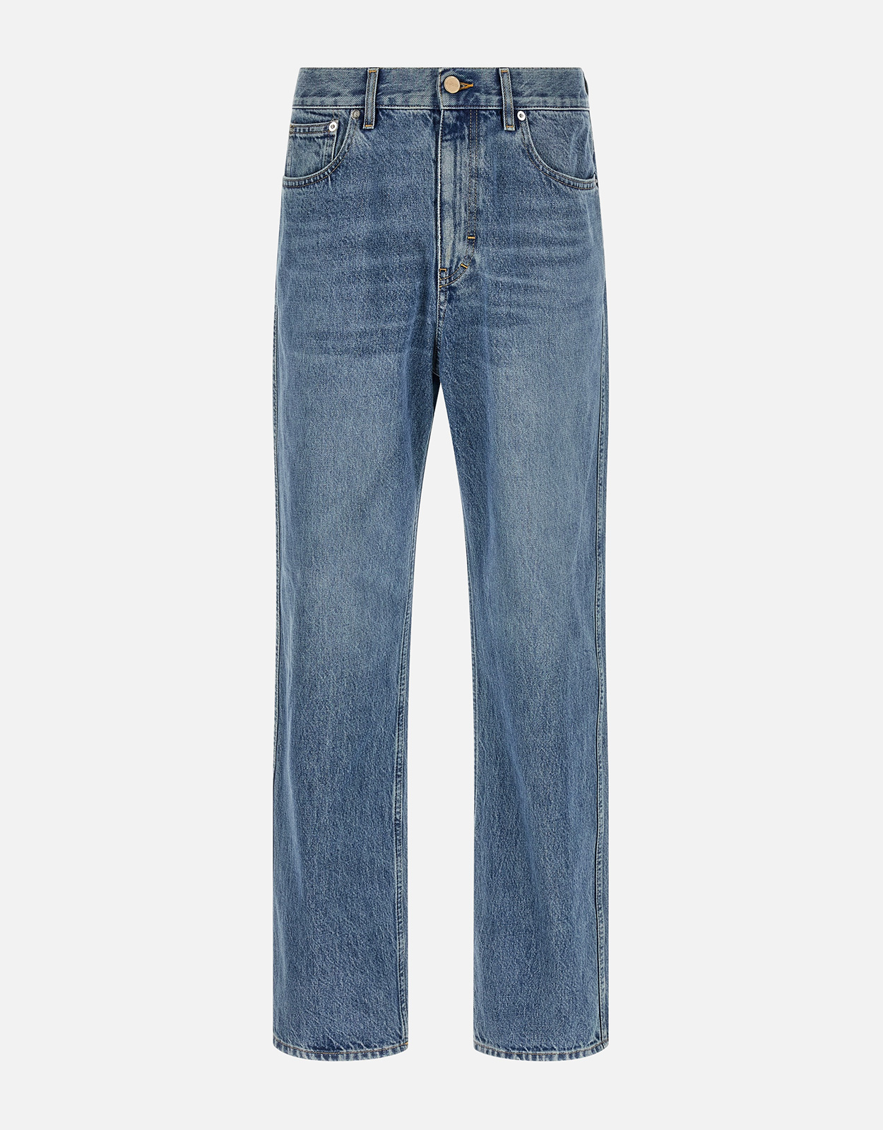 Gucci Men's Délavé Effect Cotton Denim Slim Fit Pants (All New In