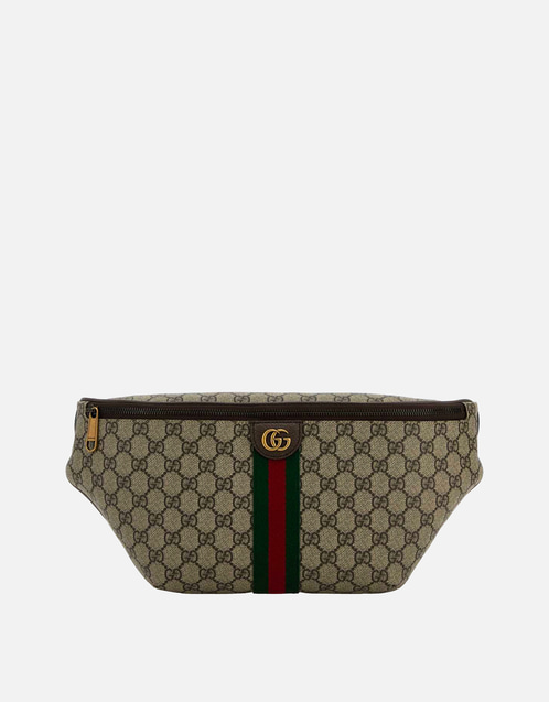 Gucci メンズ プリントキャンバス ベルトバッグ () IFCHIC.COM