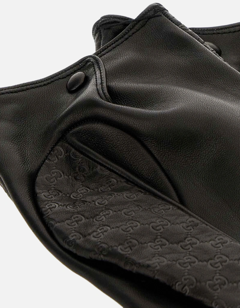 Gucci メンズ エンボス加工GGラムスキンレザーグローブ () IFCHIC.COM Gucci メンズ エンボス加工GGラムスキンレザーグローブ () IFCHIC.COM