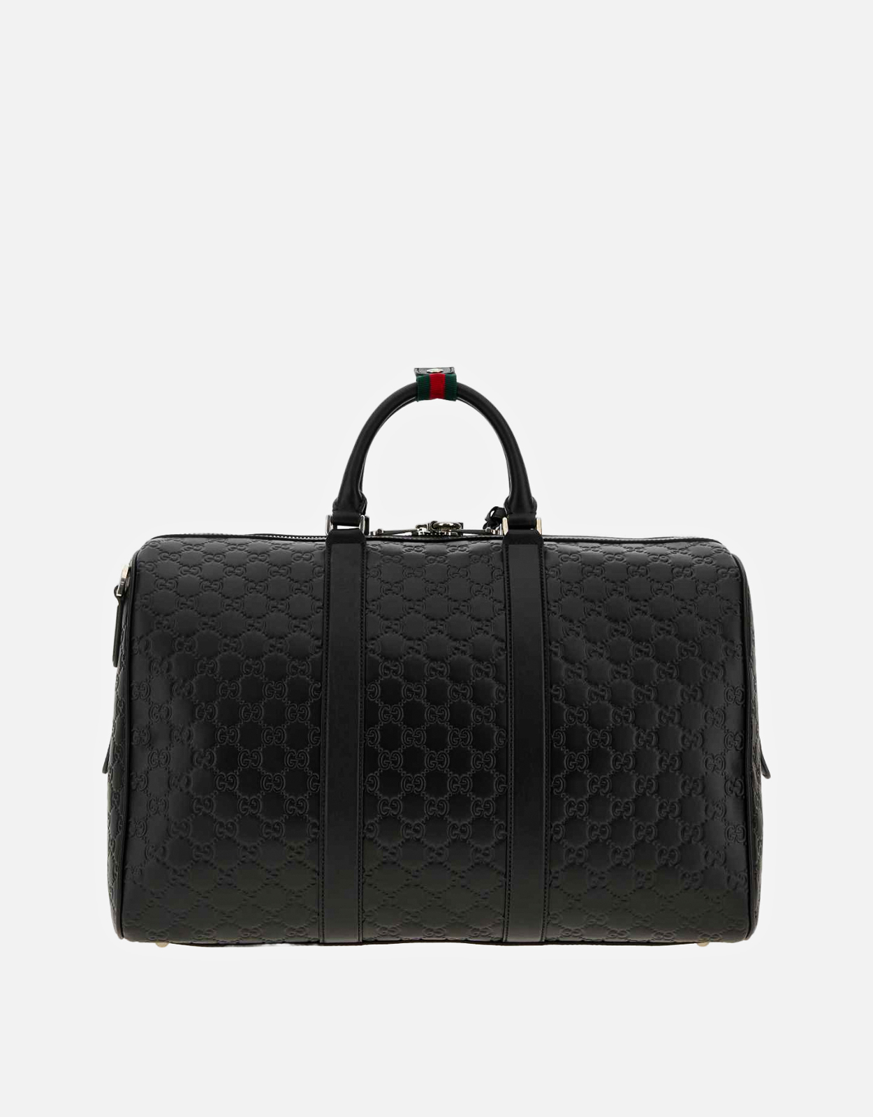Gucci メンズ レザーエンボスエンブレム トラベルバッグ () IFCHIC.COM
