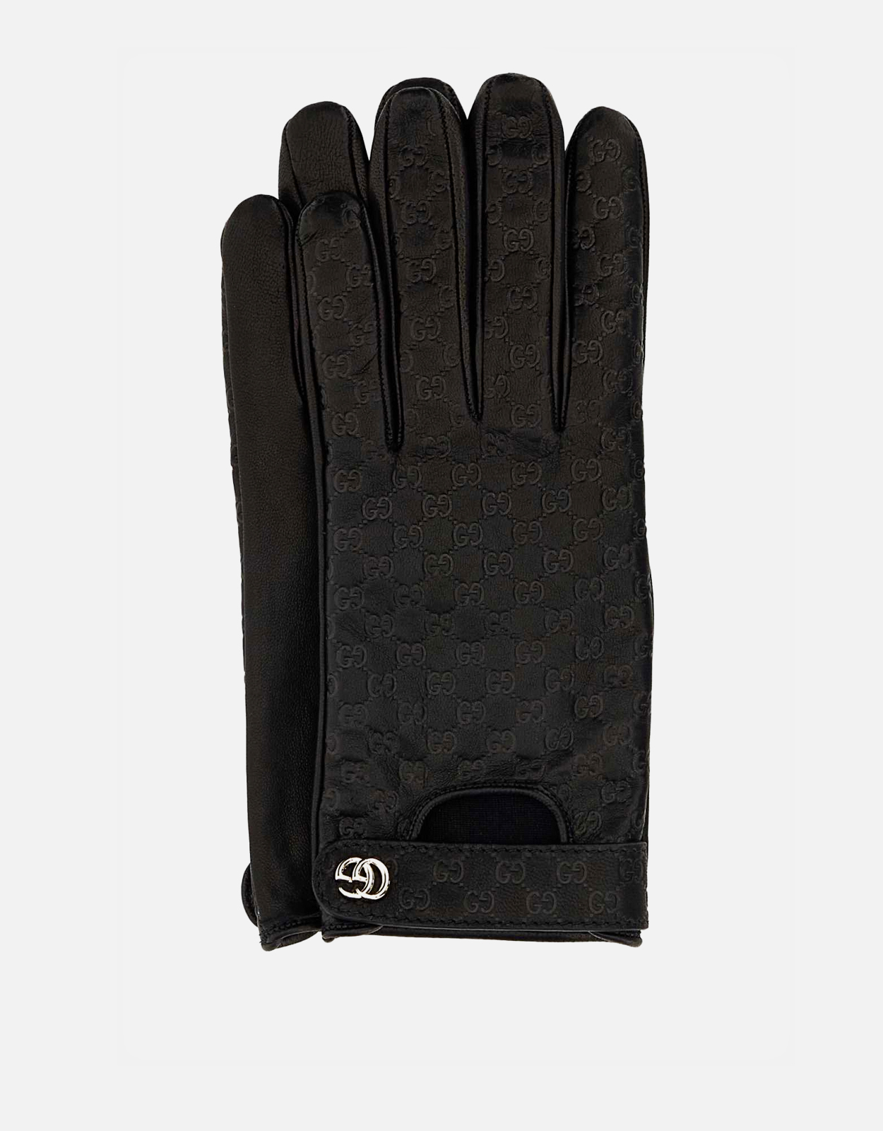 Gucci GGレザーグローブ ダブルG付き () IFCHIC.COM