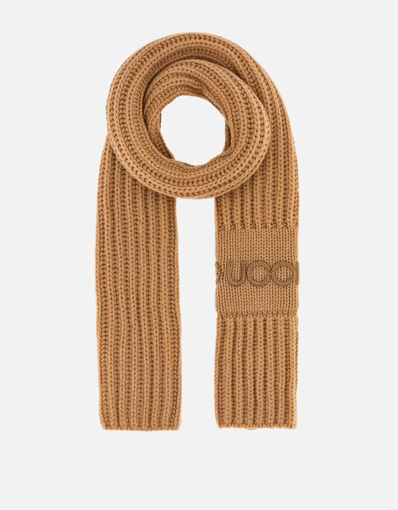 Gucci ウール カシミヤ 刺繍ロゴ スカーフ () IFCHIC.COM