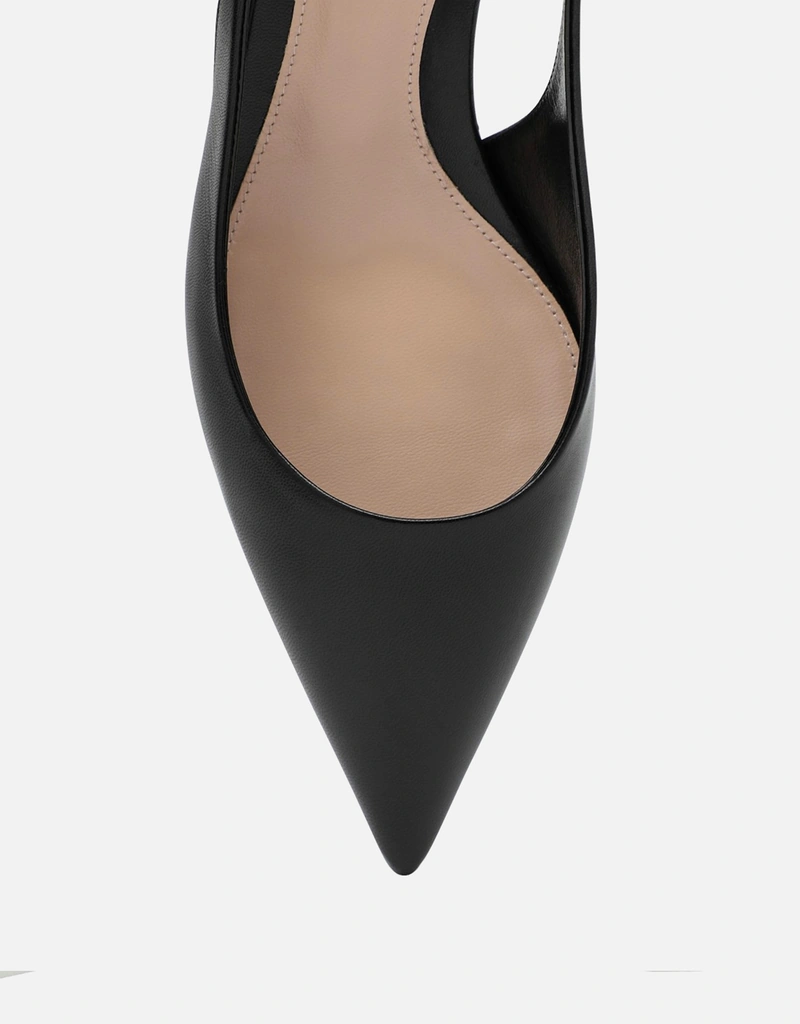 GUCCI レザー、パンプス、新品 Gucci ブラックレザーパンプス (すべての新品) IFCHIC.COM