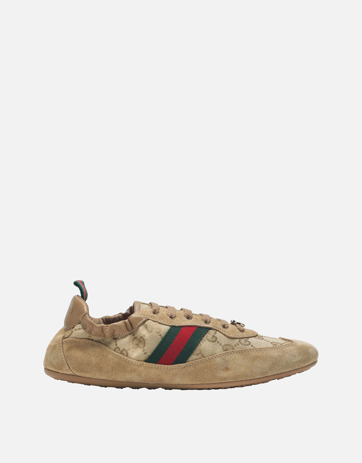 Gucci シフト ベージュ スエード スニーカー (すべての新品) IFCHIC.COM